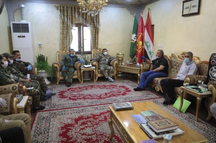 The Assistant Secretary-General of the al-Abbas's (p) Holy Shrine recommends to support the relief units in their activities against the Corona pandemic. - The Deputy Secretary-General of the al-Abbas's (p) Holy Shrine recommended the leader of the Abbas (peace be upon him) Fighting Squad (Brigade 26 of the popular mobilization); Maytham Al-Zaidi, to pro...