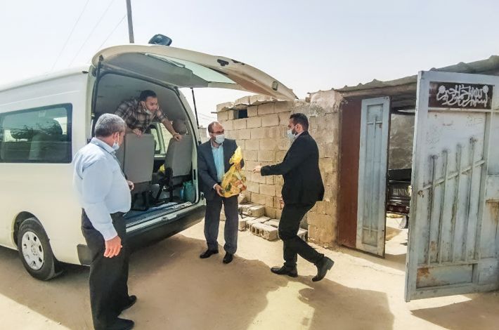 Al-Ameed University organizes a campaign to distribute food baskets during the month of Ramadhan.