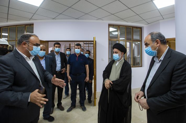 Sayed. Al-Safi looks at the latest touches in the educational complex project in the field.