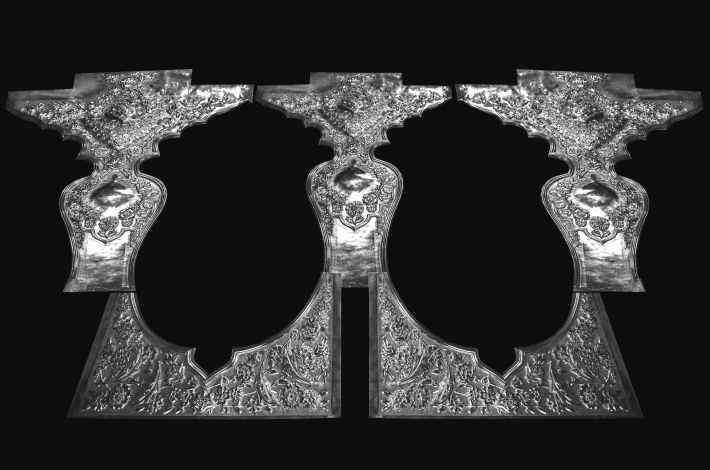 Manufacturing metal parts within the project of the grid of the Holy Shrine of Lady. Zaynab (peace be upon her).