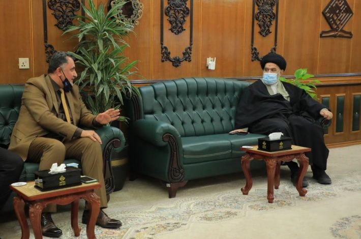 Sayed. Al-Safi visits Al-Ameed University and reviews a number of important matters.